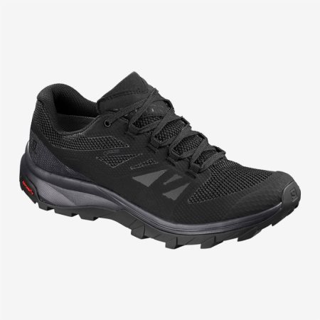 Salomon OUTline GTX W Womens Hiking Shoes Black UK UWYC